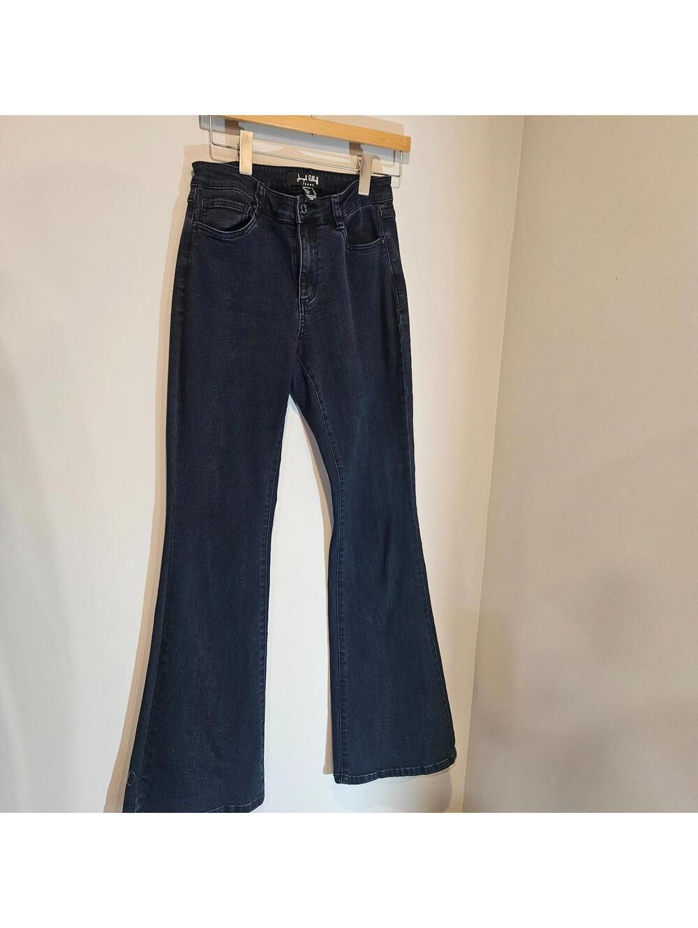 Joseph Ribkoff Flare Bell Bottom Jeans Dark Wash Stretch Denim Pants Sz 6